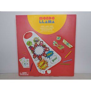 Mondo LLama Color-Your-Own Super Hero Cape & Accessories Kit Ages 4+ 914